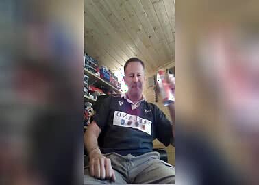 Dad has a wank ob cam