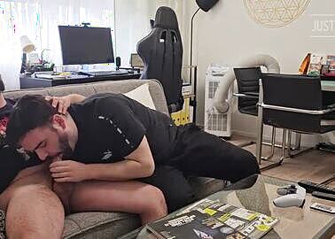 UNCENSORED - 3 Straight Guy -Steven- who came to check my apartment once, came back and let me lick his ass