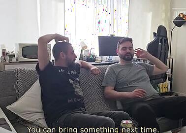 UNCENSORED - 5th visit My Straight Married Neighbor Fucks Me