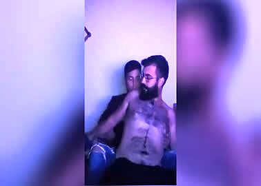 Greek friends have fun