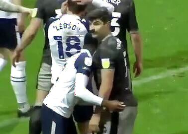 Footballer gets groped