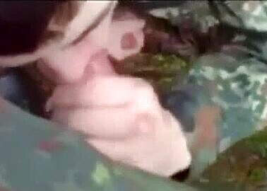 German soldier sucks cock for 1st time gags on the cum fulllonger ver