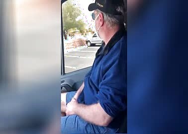 Hitchhiking Daddy Strips in the Back of the Van