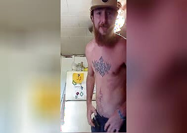 Straight Sexy Red Brearded Country Brandon Piss Shot 2