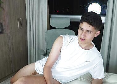 Horny Handsome Young Guy on Cam