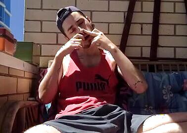 Balcony piss time