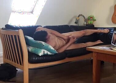 Watching porn and jerking