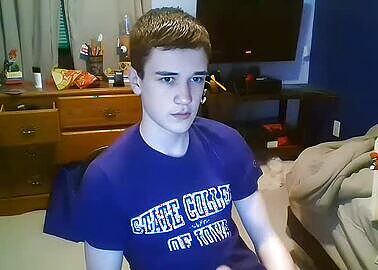 Str8 college jock on cam