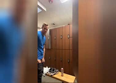 Masturbating in Locker Room