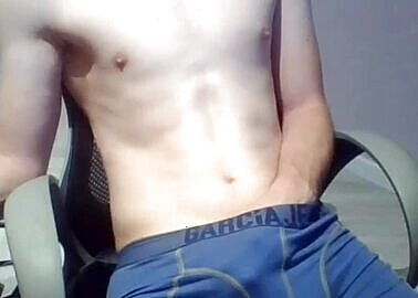 stroking in my shorts
