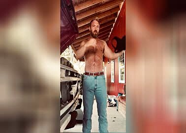 Tall Hairy Country Man Cumming