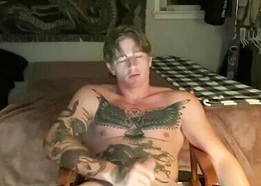 Hotted Tatted Blonde Muscular Boy 2