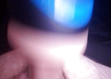 fuck my fleshlight with my tiny foreskin cock