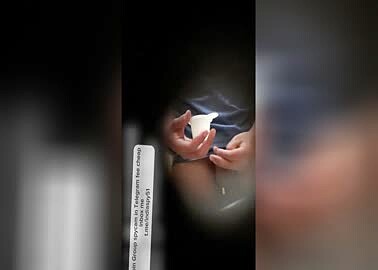 chinese handsome guy taking sperm