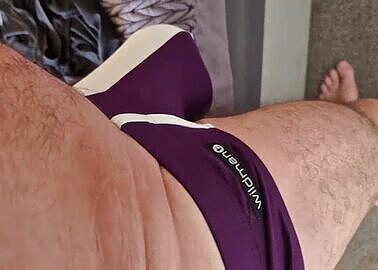 Daddy shows underwear collection