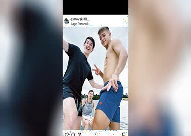 str8 footballer wanks