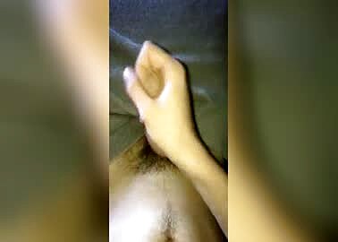 Twink boy jerking off