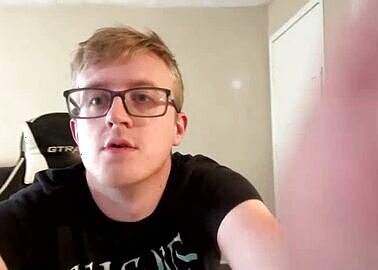Straight Blonde Nerd Isaac