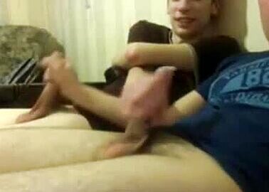nice condom handjob