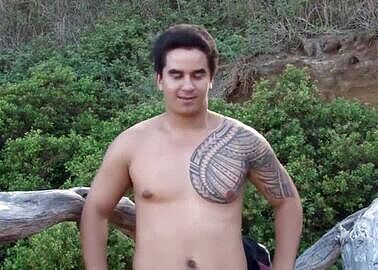 Big Beefy Hawaiian Surfer