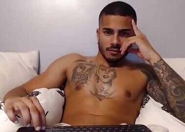 Straight black bate and cum