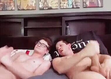Cumming together on cam