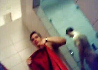 Big Dick Caught in Gym Shower