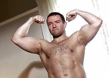 European jock masturbates hard then cums