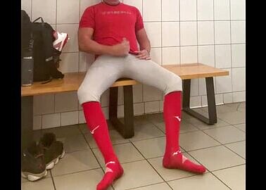 Alpha Fun in the Locker Room With JockDad87 in Baseball Gear