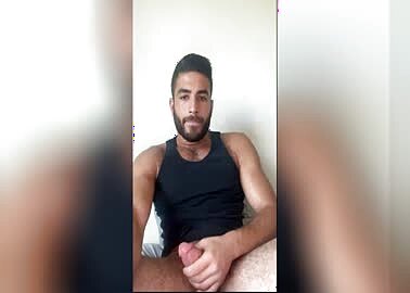 Handsome guy masturbate 10