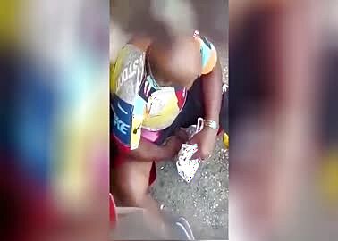 Dad Caught Jerking  Cumming outside