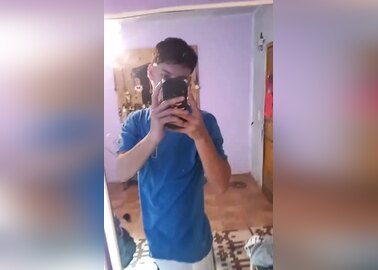 Dude Gets a Boner While Changing Clothes