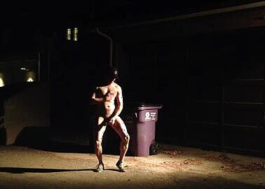 Fit Naked Public Jerkoff