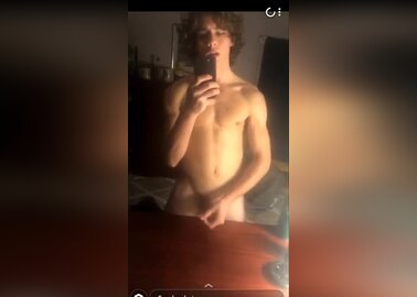 Jake spraying the table