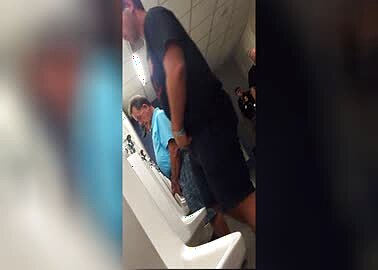Caught hung at urinals