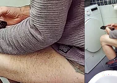 spy friend jerking